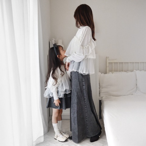 レディース　デニムスカート（mirror bae.）