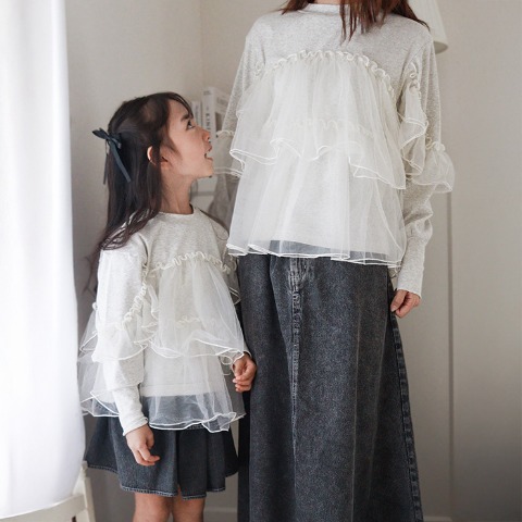 レディース　デニムスカート（mirror bae.）