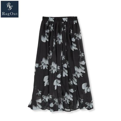 レディース　花柄スカート（RagOut）