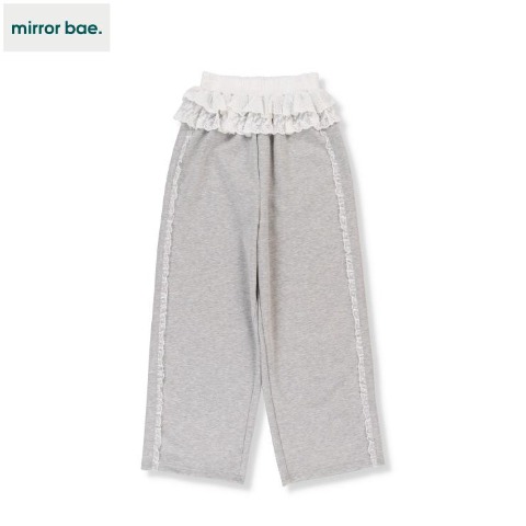 レディース　ウエストフリルラインパンツ（mirror bae.）