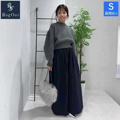 レディース【S～L】　ワイドパンツ（yurina×RagOut）