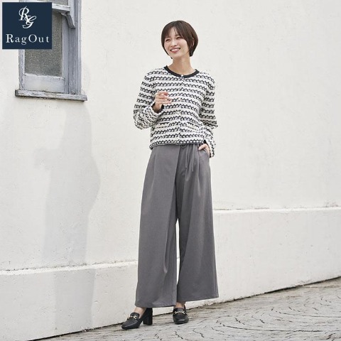 レディース　リボン使いパンツ（RagOut）