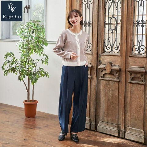 レディース　ベルト付きパンツ（RagOut）