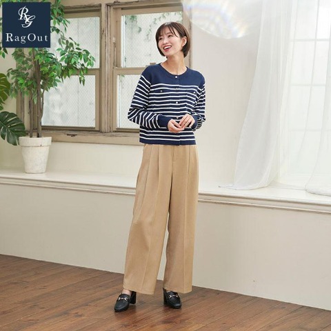 レディース　ベルト付きパンツ（RagOut）
