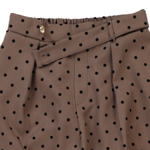 レディース　ドットワイドパンツ（RagOut）