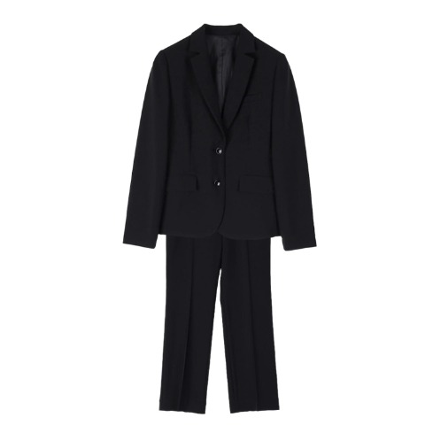 レディース【M～LL】　ジャケット+スカート+ストレートパンツセット（RagOut）