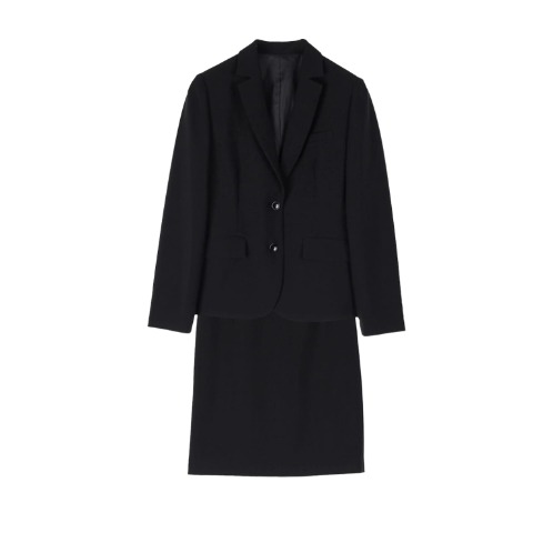 レディース【M～LL】　ジャケット+スカート+ストレートパンツセット（RagOut）