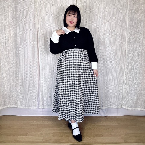 レディース【2L～5L】　襟付きシャツ（RagOut×小早川くる美）