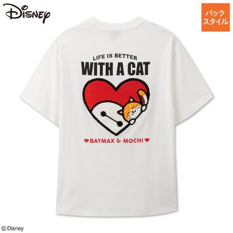 レディース　Tシャツ（ベイマックス・モチ）