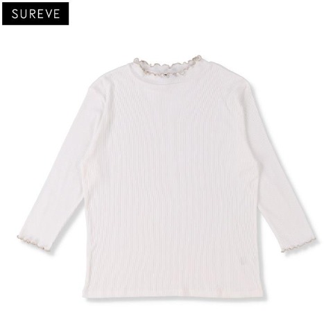 レディース　7分袖リブプルオーバー（SUREVE）