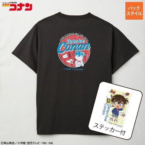 レディース　ステッカー付プリントTシャツ（TVアニメ『名探偵コナン』）
