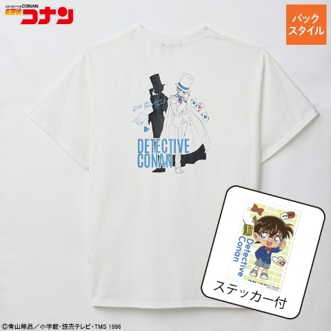 レディース　ステッカー付プリントTシャツ（TVアニメ『名探偵コナン』）