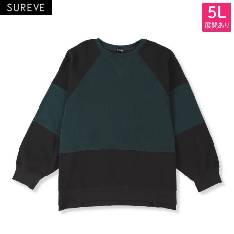 レディース　配色プルオーバー（SUREVE）