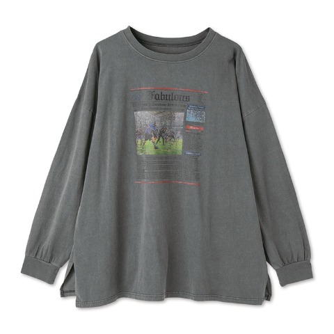 レディース【3L～6L】　ピグメントTシャツ（SUREVE）