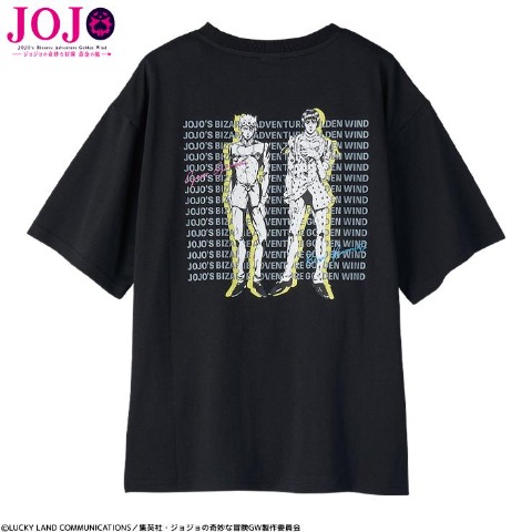 レディース　Tシャツ（アニメ『ジョジョの奇妙な冒険 黄金の風』）