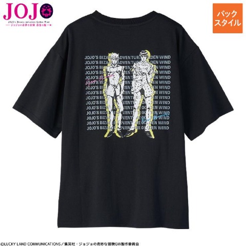 レディース　Tシャツ（アニメ『ジョジョの奇妙な冒険 黄金の風』）