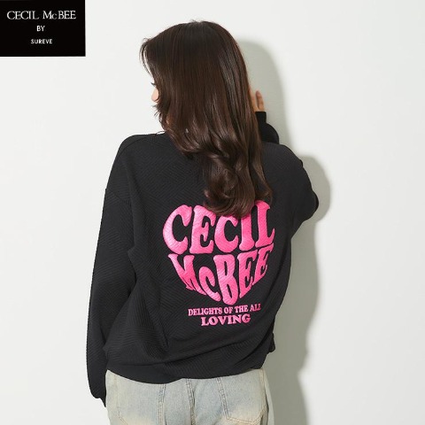 レディース　バックロゴプルオーバー（CECIL McBEE×SUREVE）