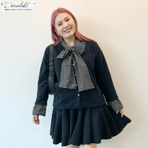 レディース　ボウタイドッキングボアプルオーバー （Derelikt）