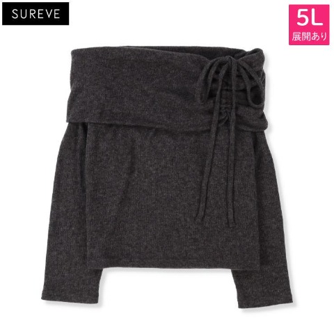 レディース　オフショルプルオーバー（SUREVE）