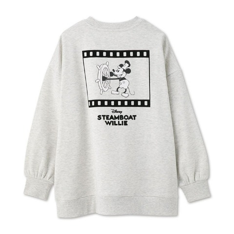 レディース　トレーナー（蒸気船ウィリー）