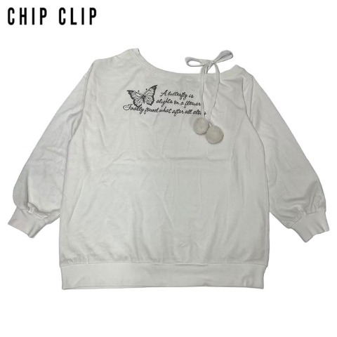レディース　ワンショルプルオーバー（CHIP CLIP）