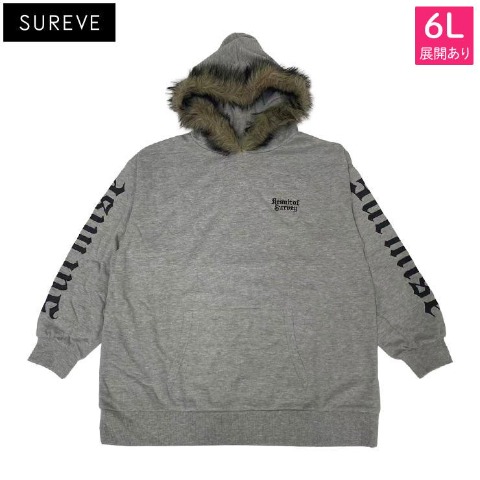 レディース【4L～6L】　パーカ（SUREVE）