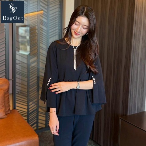 レディース　ペプラムプルオーバー（Hikari×RagOut）