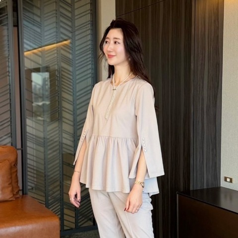 レディース　ペプラムプルオーバー（Hikari×RagOut）