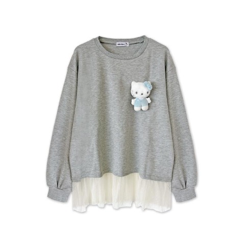 レディース　マスコット付プルオーバー（ハローキティ）