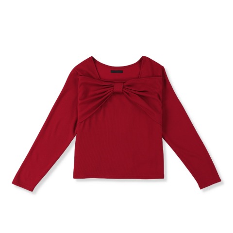 レディース　リボンプルオーバー（SUREVE）