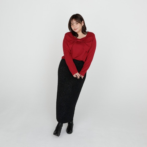 レディース　リボンプルオーバー（SUREVE）