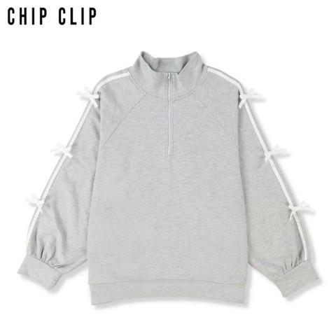 レディース　ハーフジッププルオーバー（CHIP CLIP）
