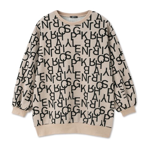 レディース　英字柄プルオーバー（SUREVE）