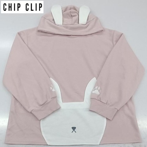 レディース　うさ耳プルパーカ（CHIP CLIP）