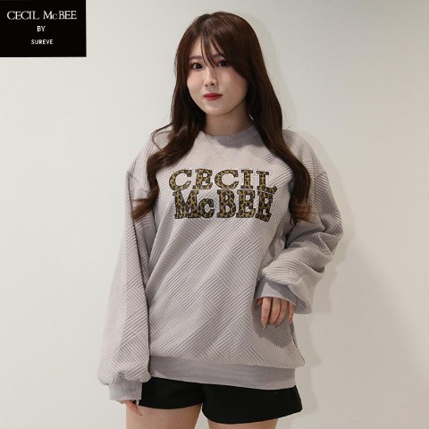 レディース　ロゴプルオーバー（CECIL McBEE×SUREVE）