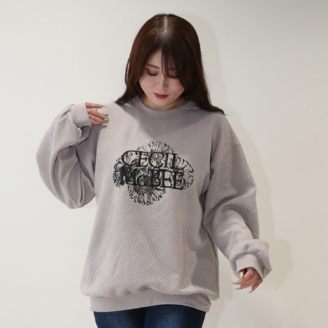 レディース　ロゴプルオーバー（CECIL McBEE×SUREVE）