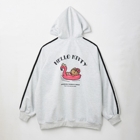 レディース　ジップパーカ（ハローキティ）