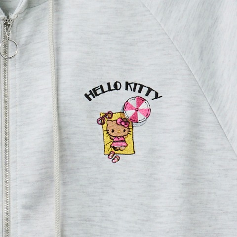 レディース　ジップパーカ（ハローキティ）