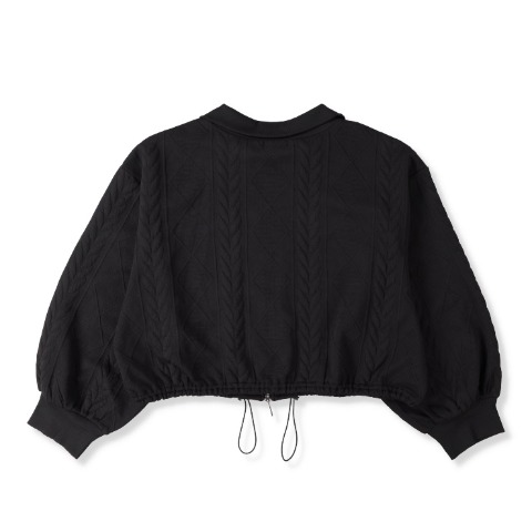 レディース【3L～5L】　ジャガードジップジャケット（SUREVE）