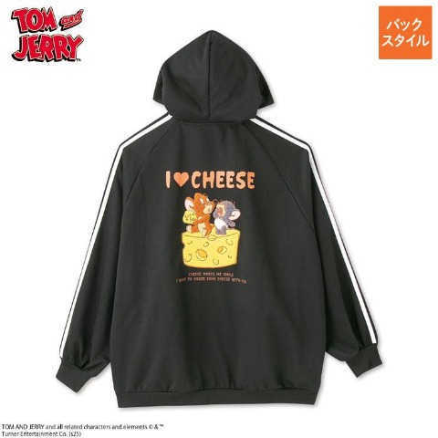 レディース　ZIPパーカ（TOM＆JERRY）