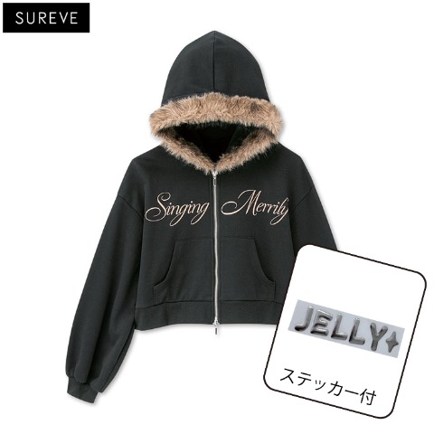 レディース　ジップパーカ（JELLY×SUREVE）
