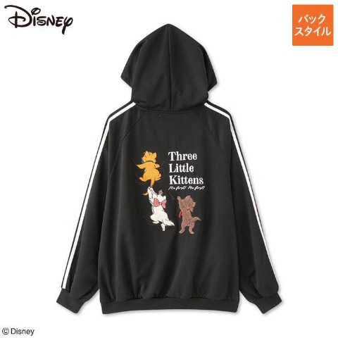 レディース　ジップパーカ（おしゃれキャット）