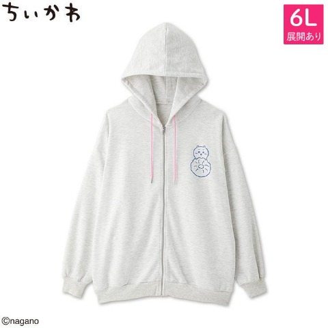 レディース　パーカ（ちいかわ）