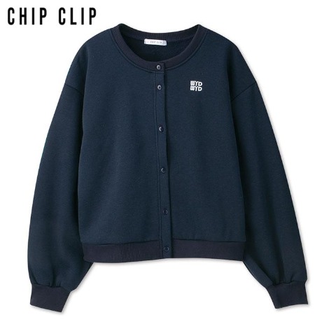 レディース　刺しゅう入りカーディガン（CHIP CLIP）