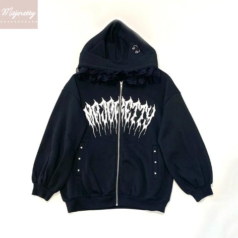 レディース　耳付きジップパーカ（majoretty）