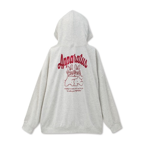 レディース　アニマル柄ジップパーカ（CHIP CLIP）