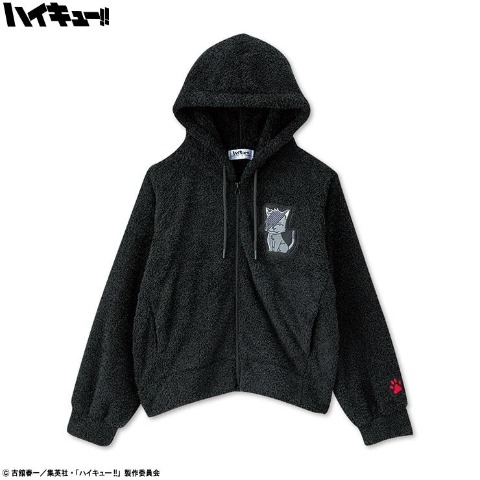 レディース　ジップパーカ（アニメ「ハイキュー!!」）