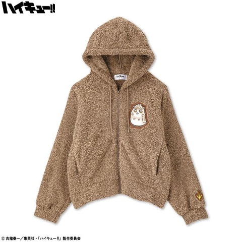 レディース　ジップパーカ（アニメ「ハイキュー!!」）