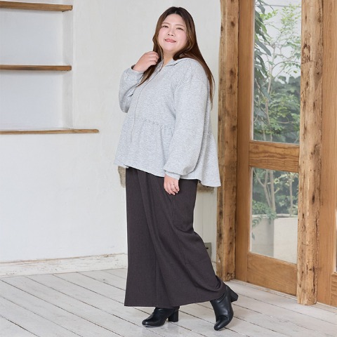 レディース　ペプラムジップパーカ（RagOut）