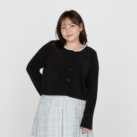 レディース　レース使いカーディガン（CHIP CLIP）